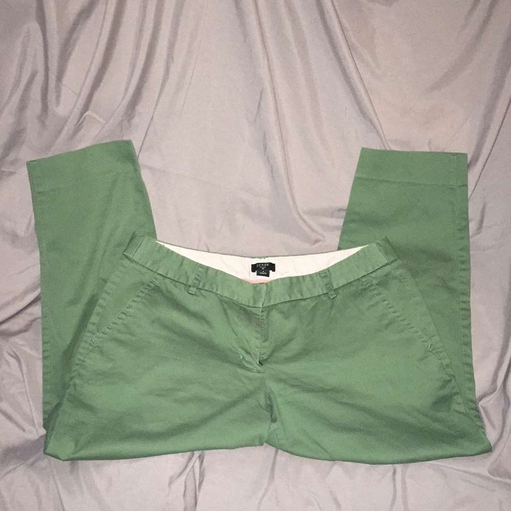 J. Crew city fit slacks size 8 sage colored